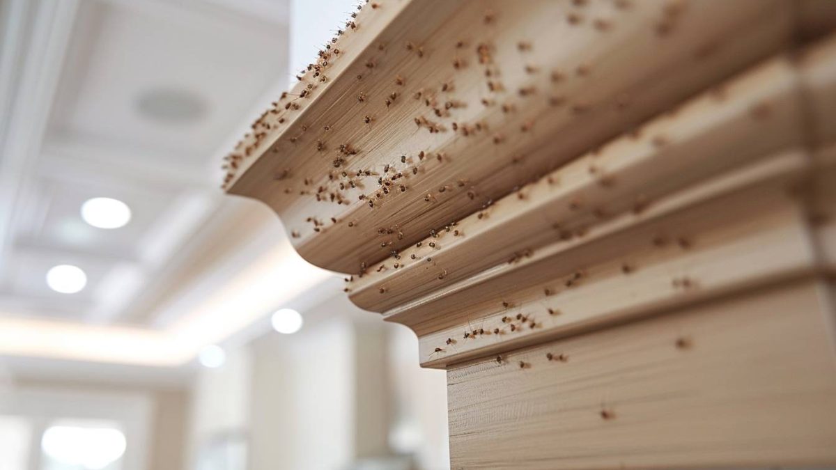 Comment se débarrasser des larves de mites au plafond